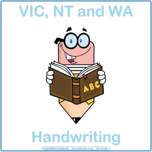 VIC School Handwriting, NT School Handwriting, WA Handwriting for Starting School, VIC Handwriting for Starting School