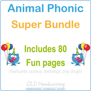 QLD Phonic Bundle completed in QLD School Handwriting. Give your child the ULTIMATE HEAD START! 