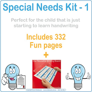 Special Needs Handwriting and Learning Kit, Interactive Kit for Special Needs kids in Australia
