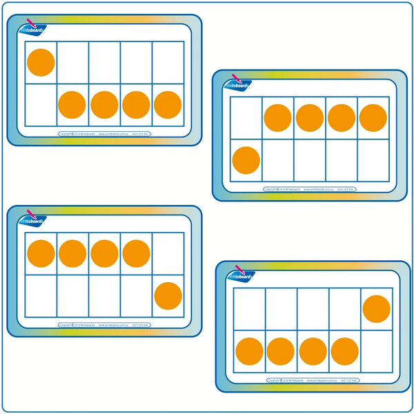 Subitising Flashcards 1 to 10 Writeboards Children s Writing Board