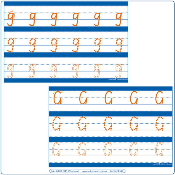 Worksheet Pack B - SA Modern Cursive Font | Writeboards | Children’s ...