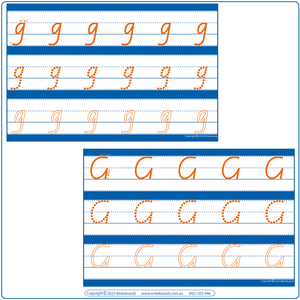 VIC Alphabet and Number Worksheets, WA Alphabet and Number Worksheets, VIC Year 1 Worksheets