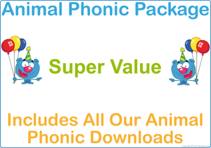 Animal Phonic Package for Teachers, Zoo Phonic Package for Teachers