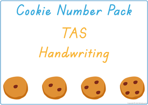 TAS Modern Cursive Font Busy Book Package Three
