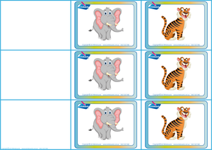 Printable CVC Games using Animal Phonic Pictures and Letters for TAS Schools, TAS Zoo Phonic Games
