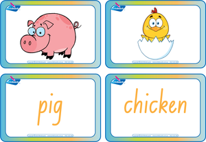 NSW and ACT Farm Animal Busy Book comes with Free Flashcards