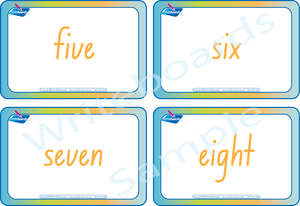 Busy Book Numbers Pack comes with Free Flashcards for NSW & ACT Handwriting