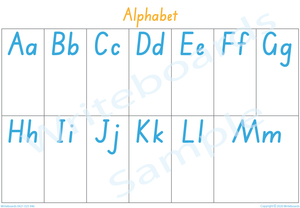 Busy Book Alphabet Pages for SA Handwriting, Your Child has to add the Pictures