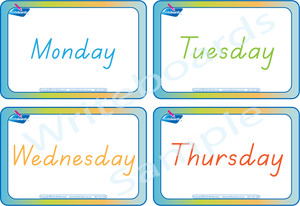 Days of the Week Busy Book Includes Free Flashcards in TAS Handwriting
