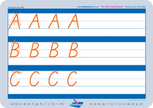 Free TAS Modern Cursive Font Uppercase Handwriting Worksheets, Download Free TAS worksheets, Free TAS worksheets