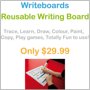 Educational Writing Board for Kids, Clear Reusable Writing Board for Kids, Eco-Friendly Writing Board for Kids