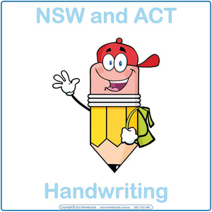 NSW School Handwriting, NSW Handwriting, NSW Handwriting for Starting School, ACT Handwriting for Starting School