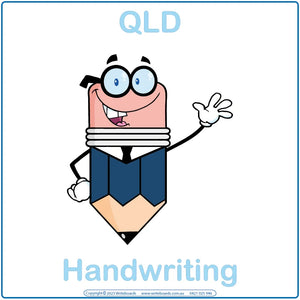 QLD School Handwriting, QCursive School Handwriting, QLD Beginner Font, QCursive Handwriting for Starting School