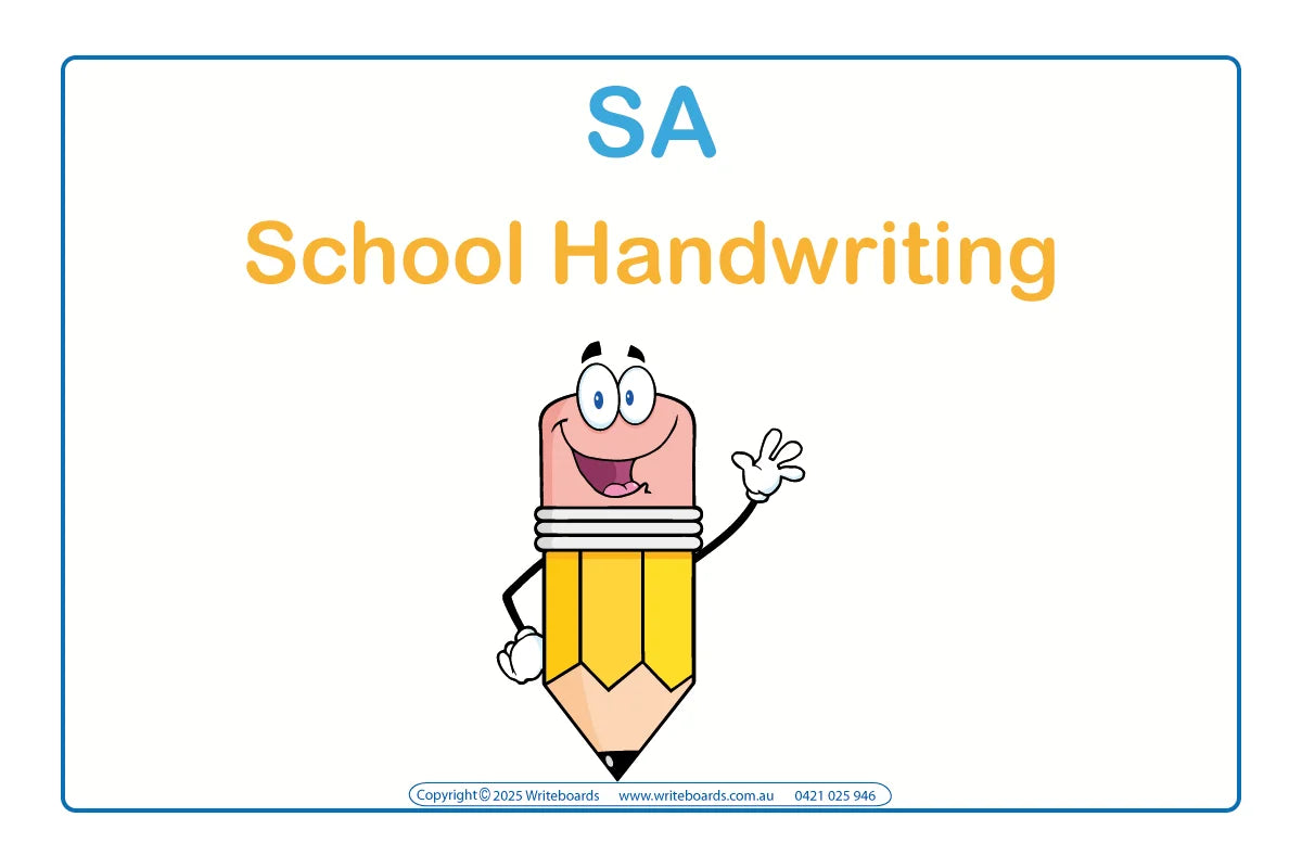 SA School Handwriting