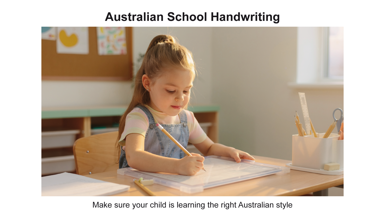 Why Australian Kids Need the Correct Handwriting Style