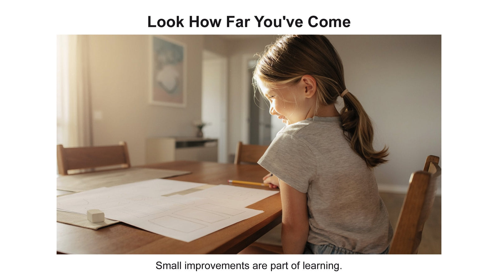 When your child can see their own progress learning speeds up