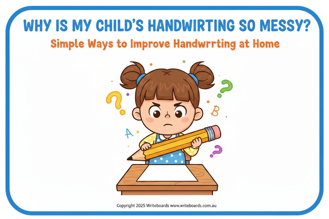 Why is my child's handwriting to messy tips and tricks