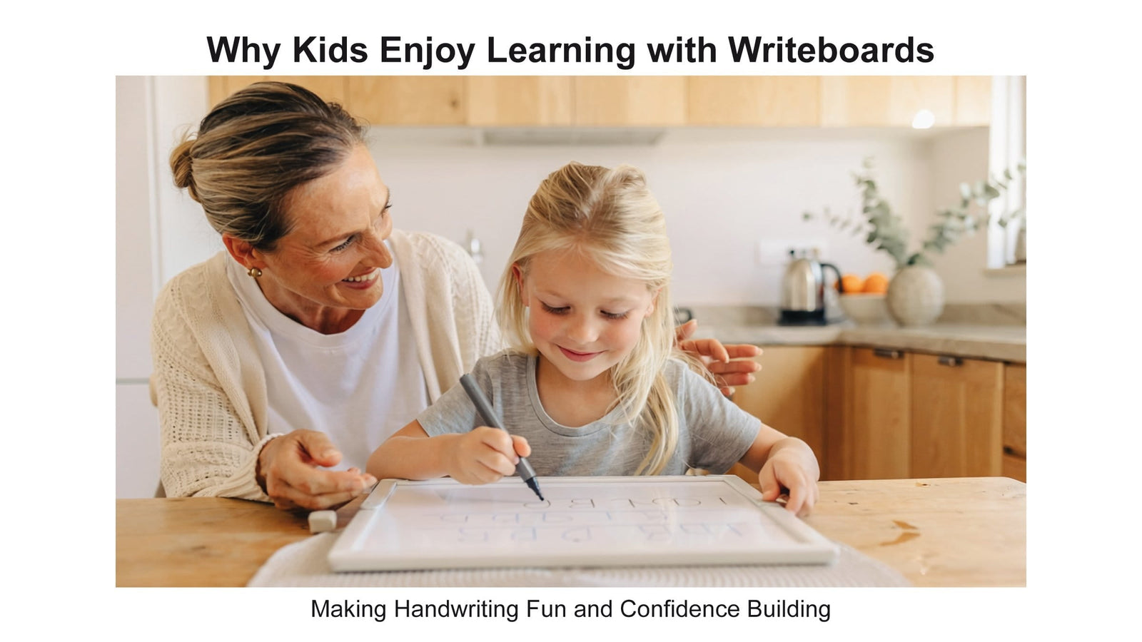 Why kids Love Learning with our Aussie Made Reusable Writeboard