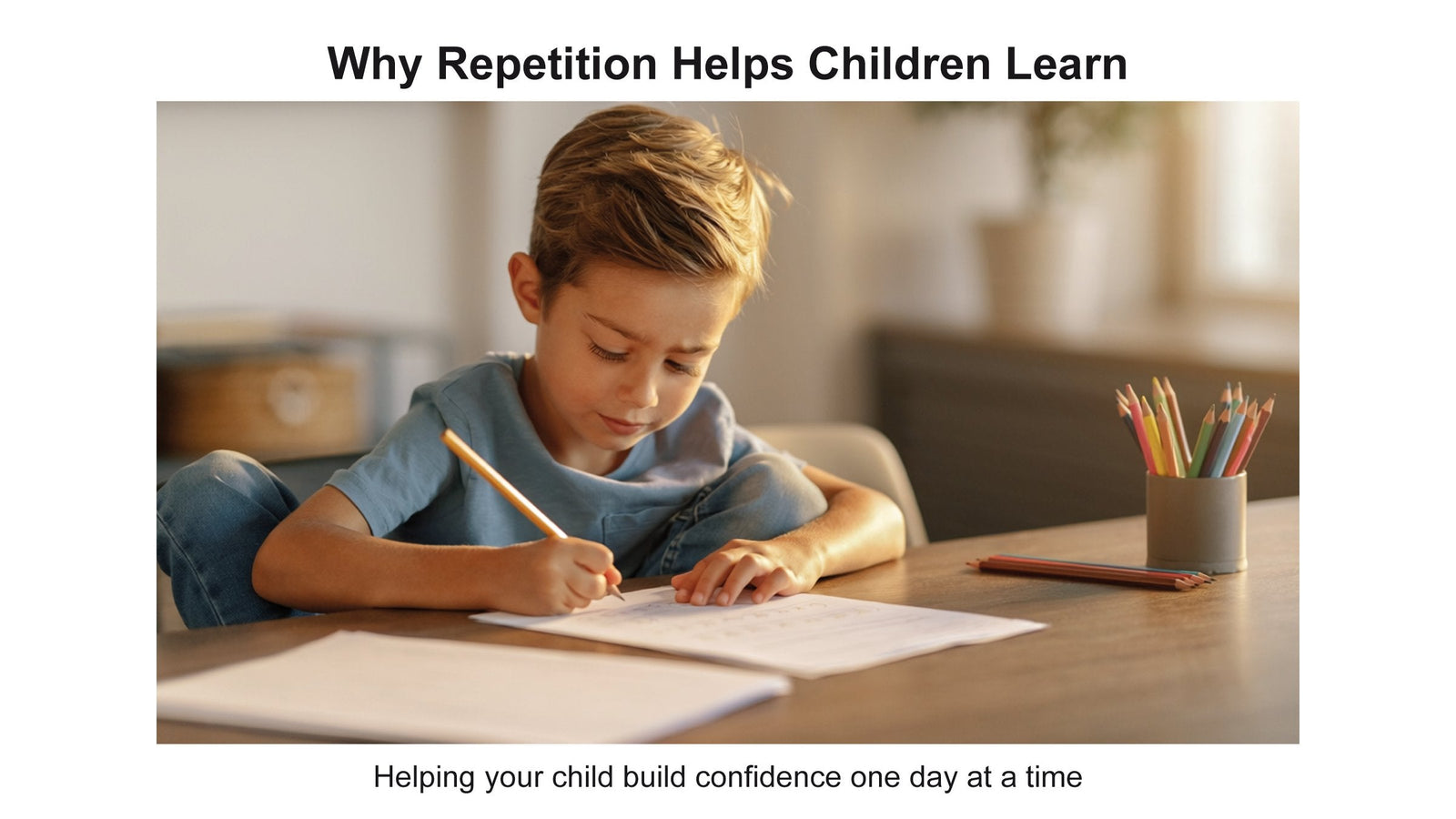 Why Repetition Helps Your Child Learn and Give them Confidence
