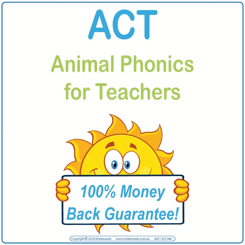 Animal Phonic Resources for ACT Teachers