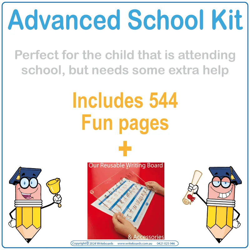 Does your child need HELP WITH SCHOOL in Australia, Australian Advanced School Kit helping Aussie Kids