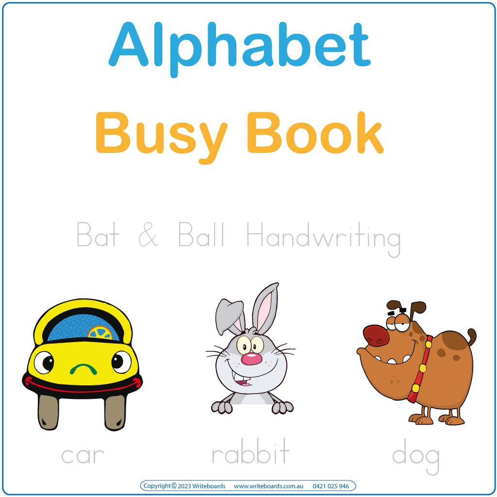 Teach Your Child Their Alphabet the FUN & EASY WAY, Alphabet Busy Book, Alphabet Quiet Book