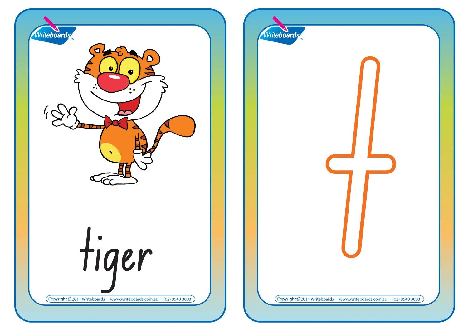 Downloadable & Printable NSW Foundation Font Alphabet Flashcards for Childcare & Preschools in NSW & ACT