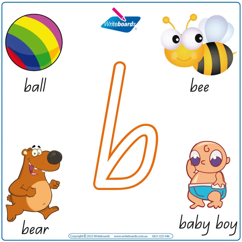 QLD School Readiness Kit includes Prep Alphabet Worksheets & Flashcards, QLD Prep Alphabet Worksheets