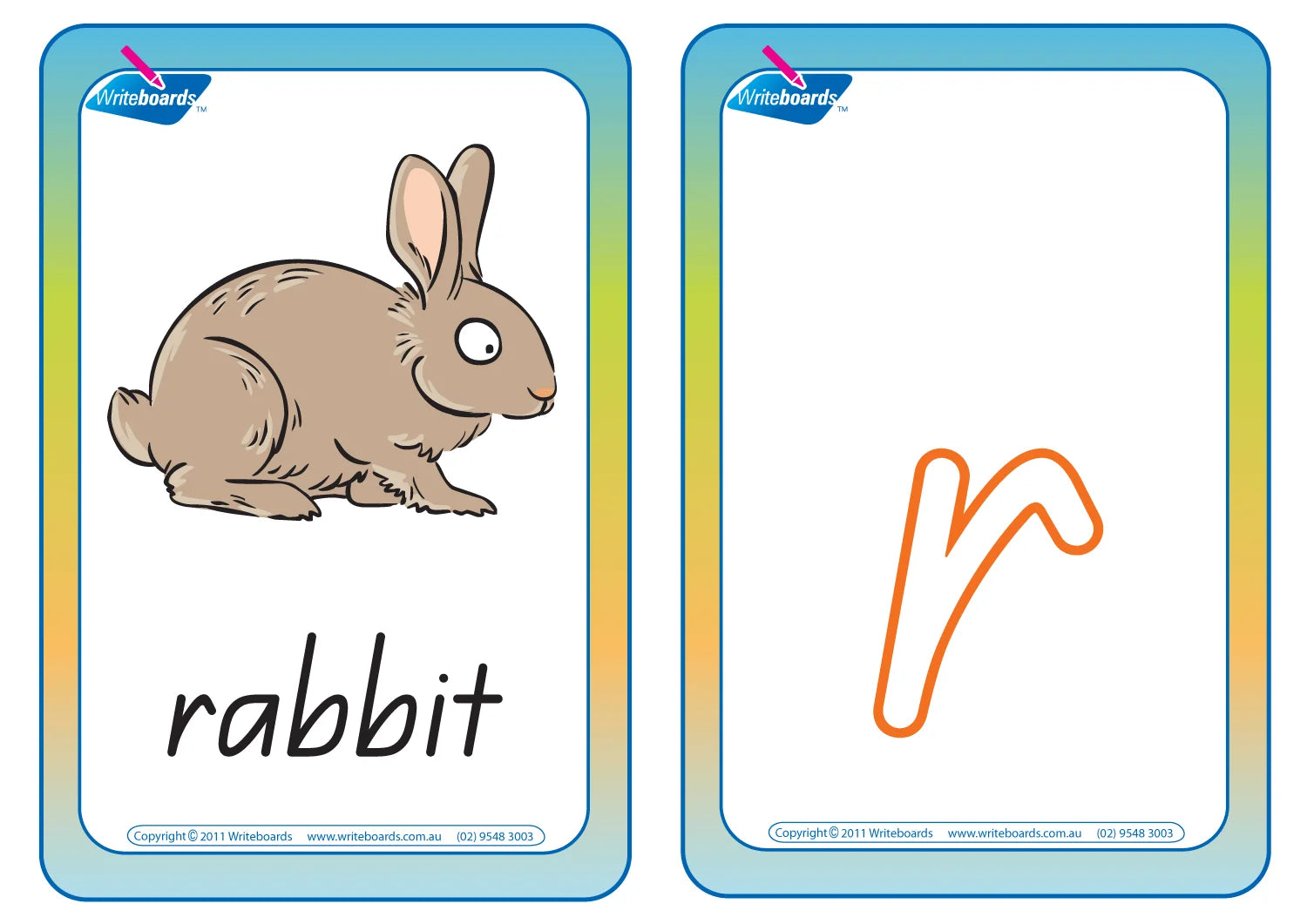 QLD Modern Cursive Font Alphabet Flashcards for Preschool & Kindergarten, QLD Kindergarten Resources