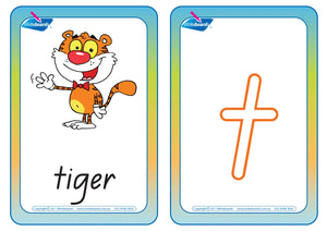 QLD Modern Cursive Font Alphabet Flashcards for Preschool & Kindergarten, QLD Kindergarten Resources