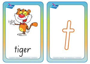 Sa Basic Letters Alphabet Range - SA Modern Cursive Font - Writeboards