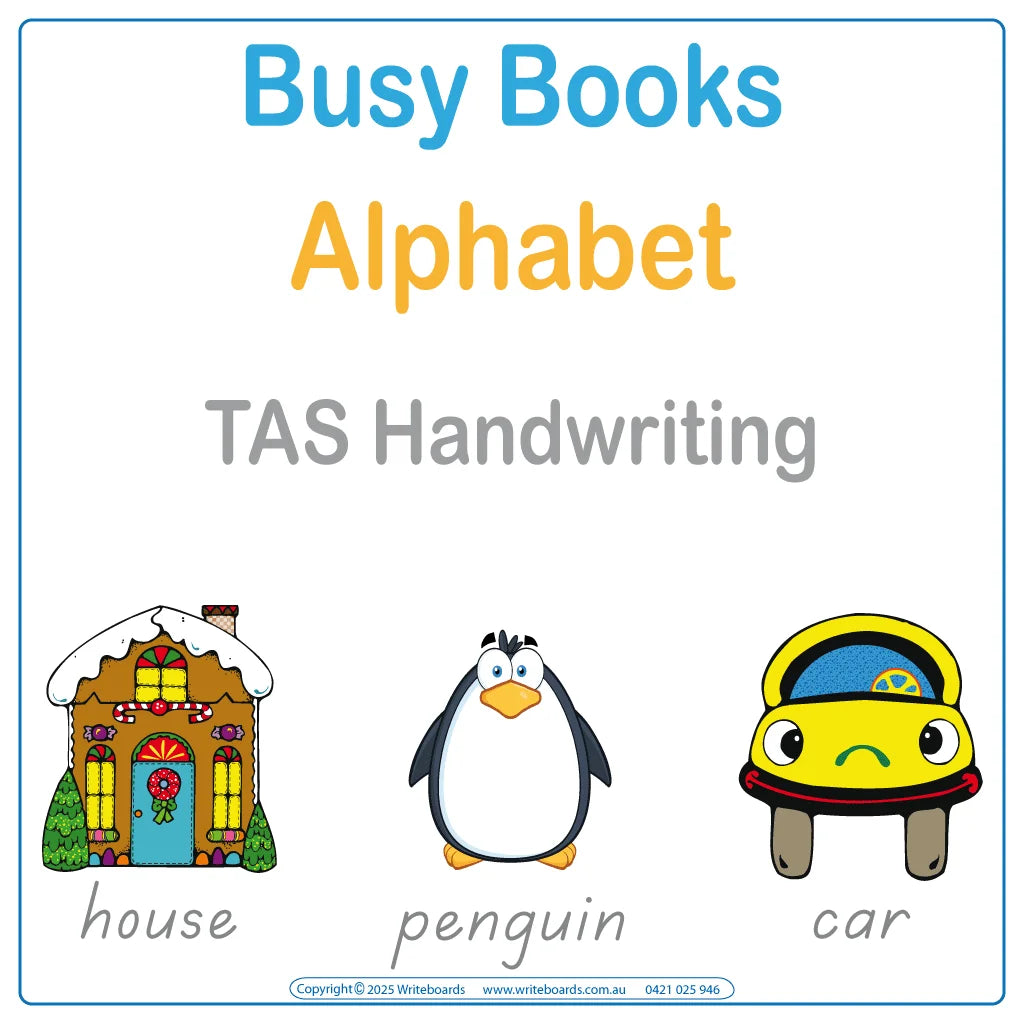 Teach Your Child the TAS School Alphabet for Aussie Kids aged 3+