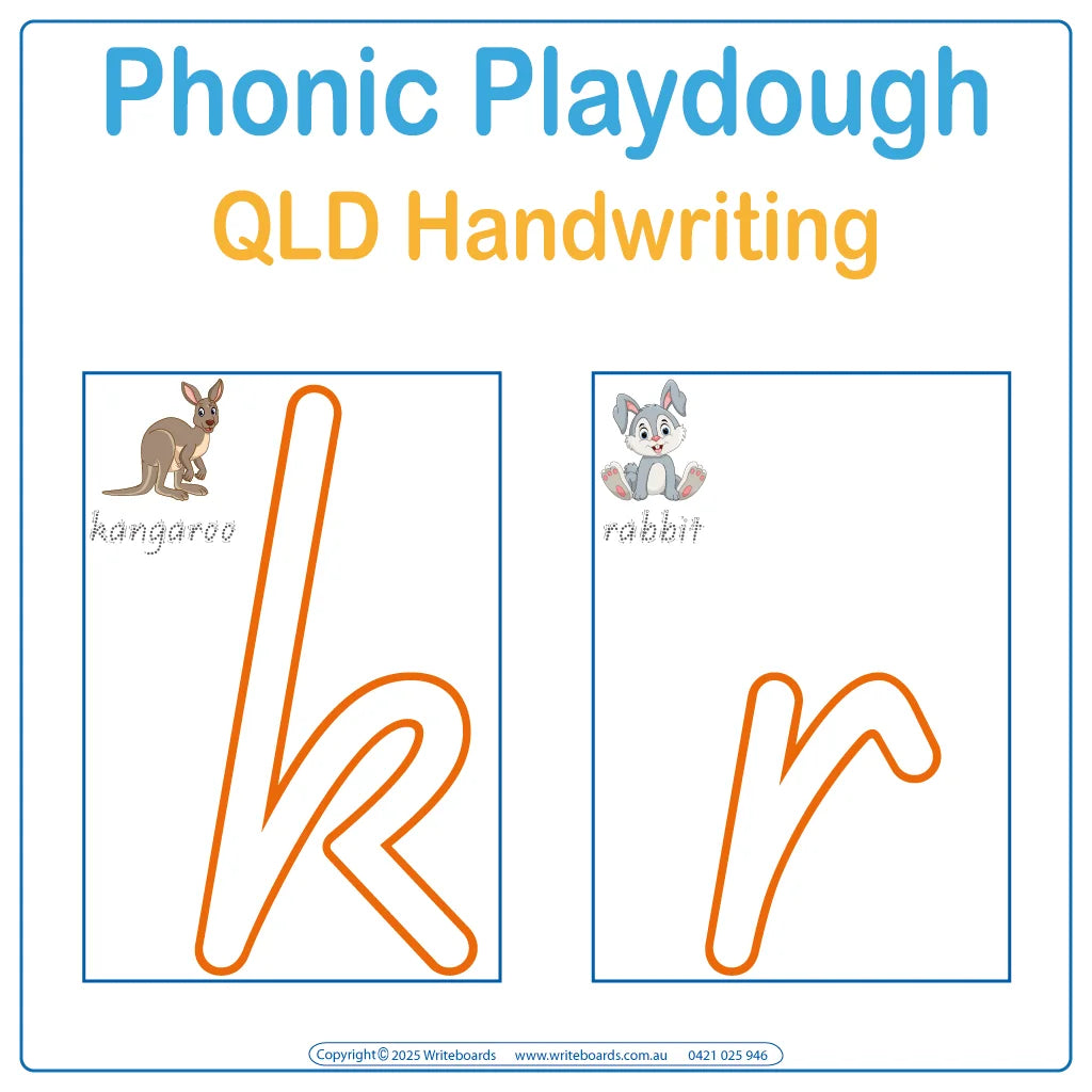 QLD Animal Phonics: 26 pages of play dough fun for Kids in QLD aged 3 to 5