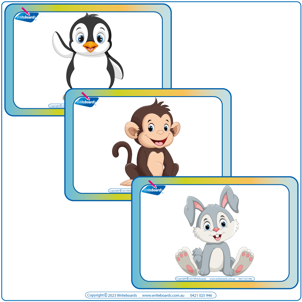 Animal Phonic Flashcard featuring a colourful picture that begins with a phonic letter for learning