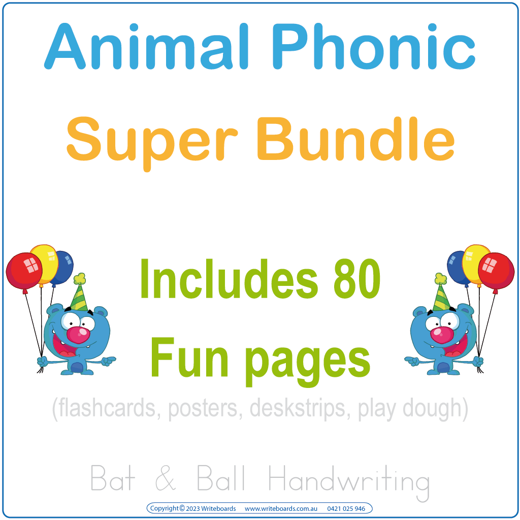 Animal Phonic Bundle, Zoo Phonic Bundle, Animal Phonic Range, Zoo Phonic Range