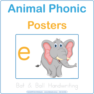 Animal Phonics Posters