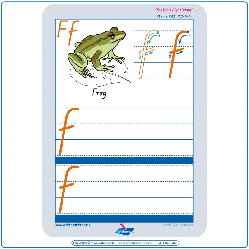 VIC Alphabet Worksheets come free in our Advanced School Kit