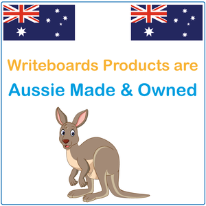 Australian Made and Owned Reusable Writing Board. Australian School Handwriting