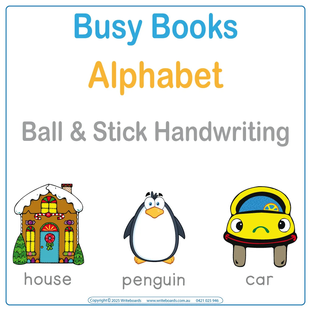 Teach Your Child Their Alphabet the FUN & EASY WAY, Alphabet Busy Book, Alphabet Quiet Book