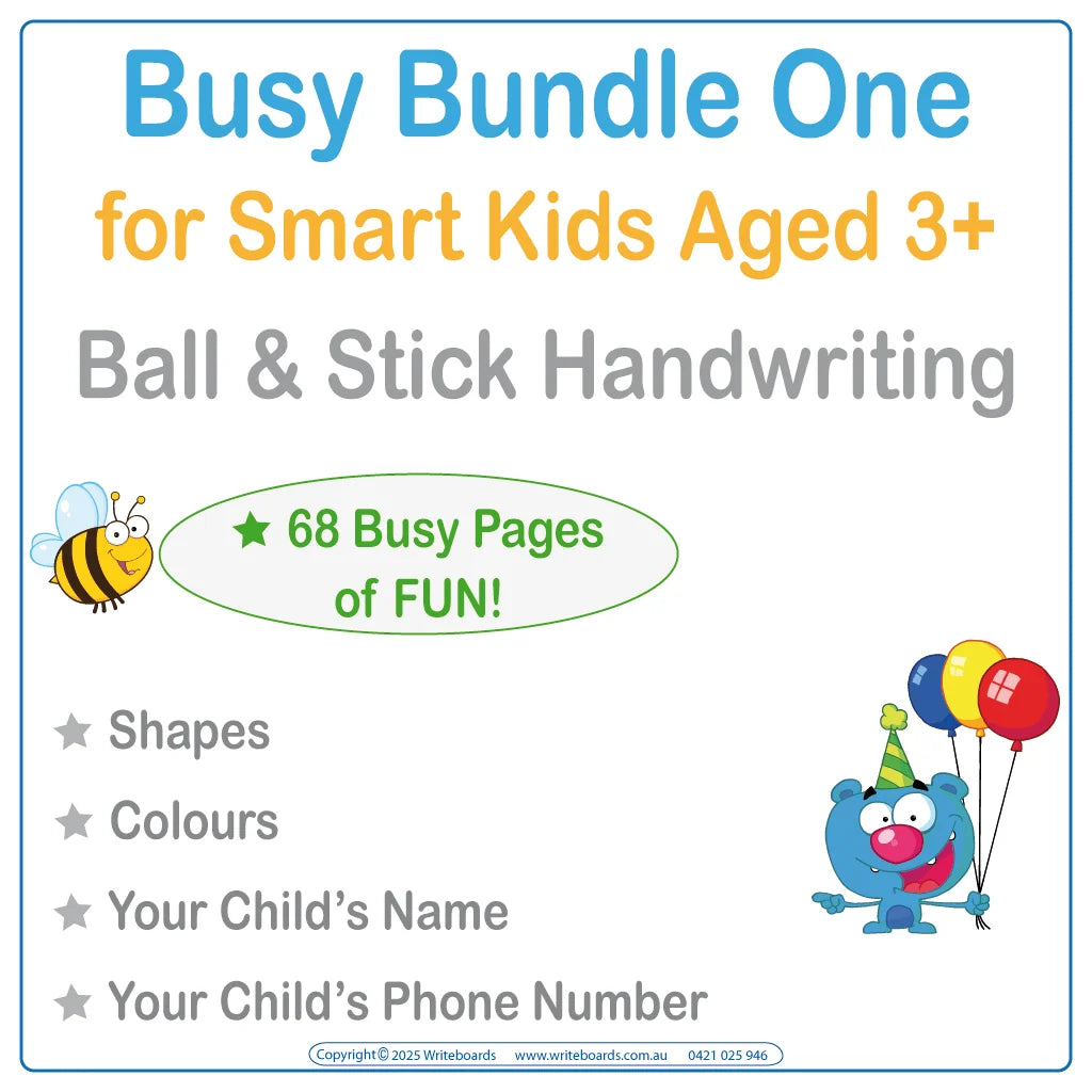 Busy Book Packages for Kids, Quiet Books For Kids, Busy Books For Children