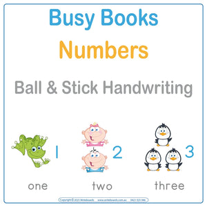 Teach Your Child to Count, Number Busy Book, Number Quiet Book