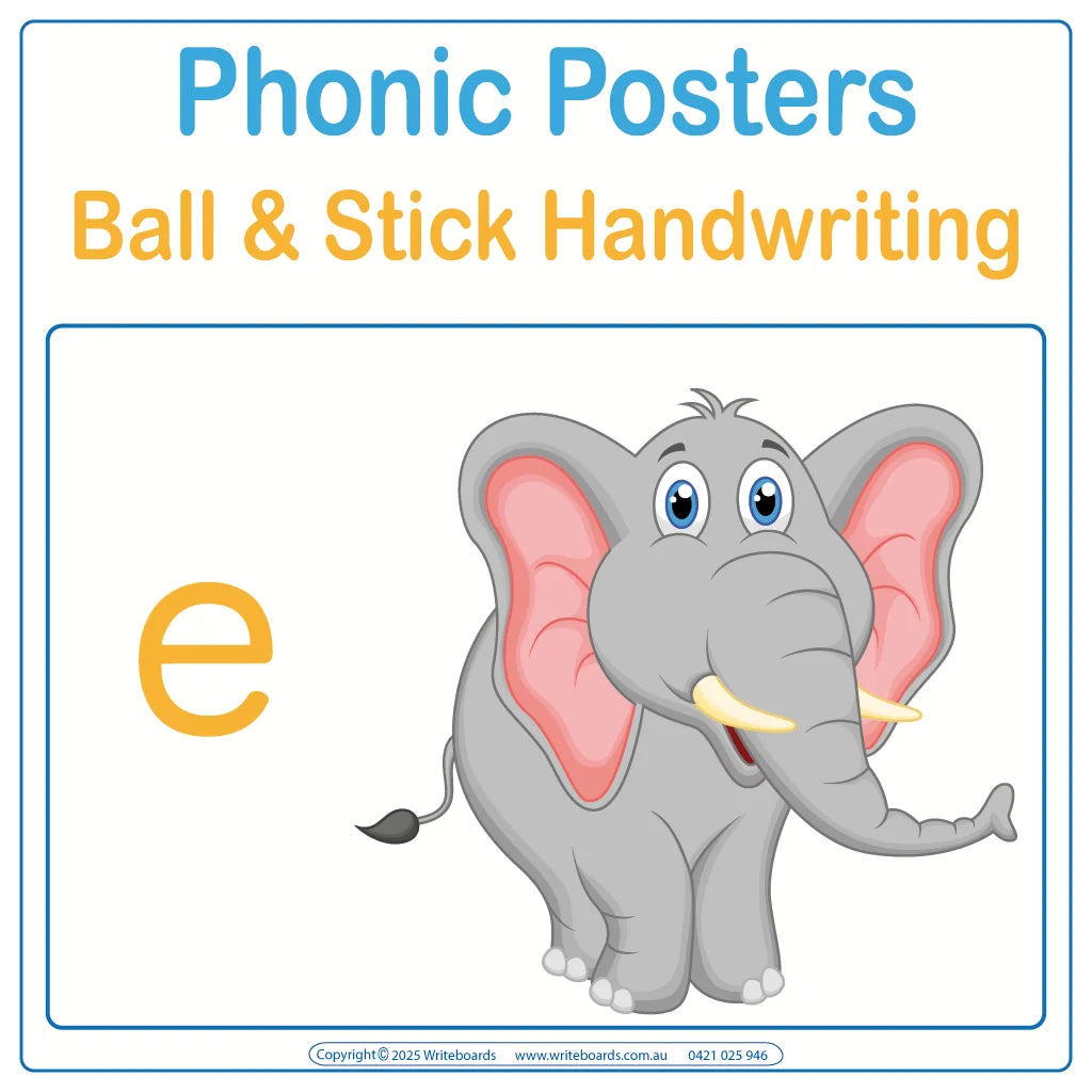 Ball and Stick Phonics Posters for Your Childs Room, Help your child learn Phonics