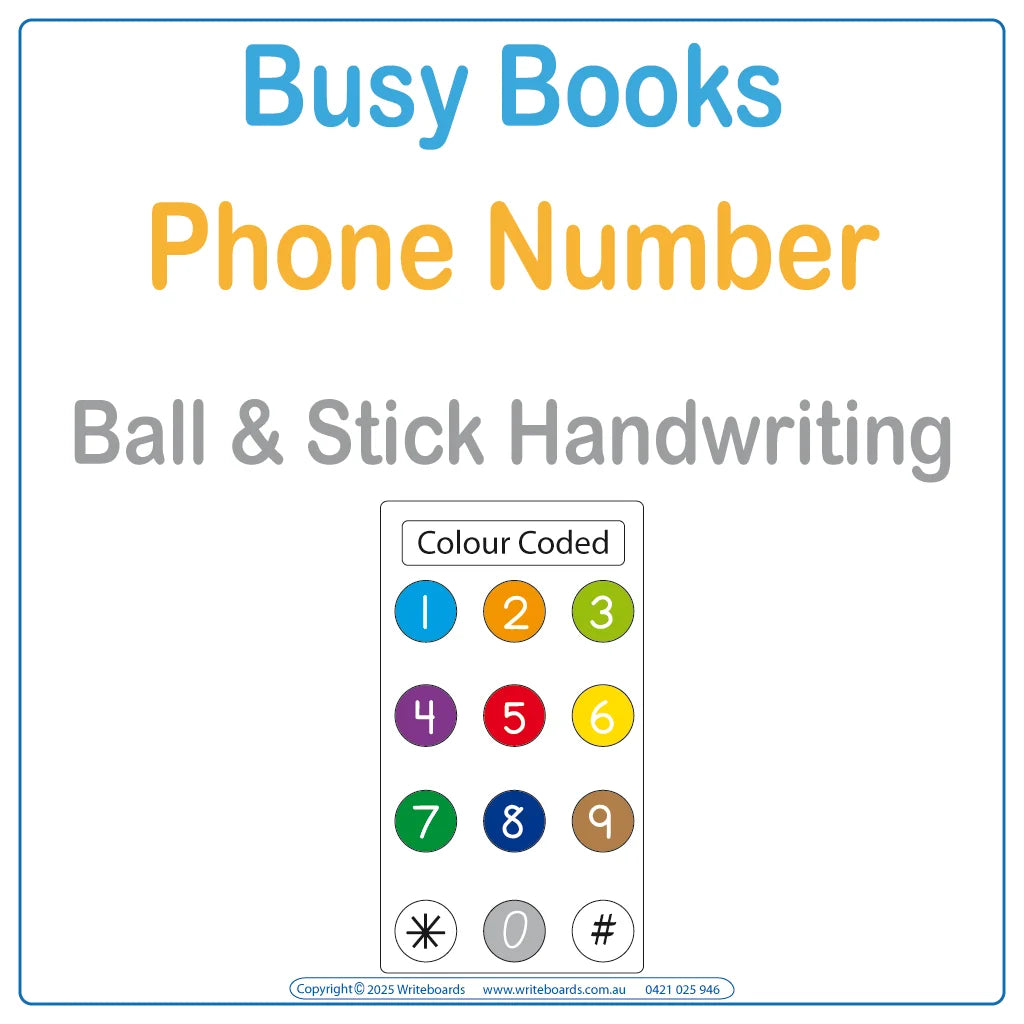 Teach Your Child Their Phone Number the EASY WAY using Color Coding