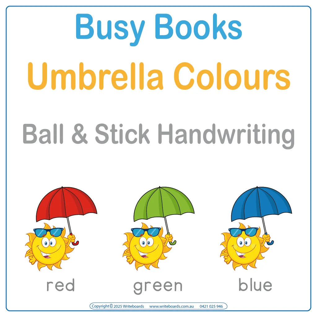 Ball and Stick Colour Busy Book, Ball and Stick Quiet Book