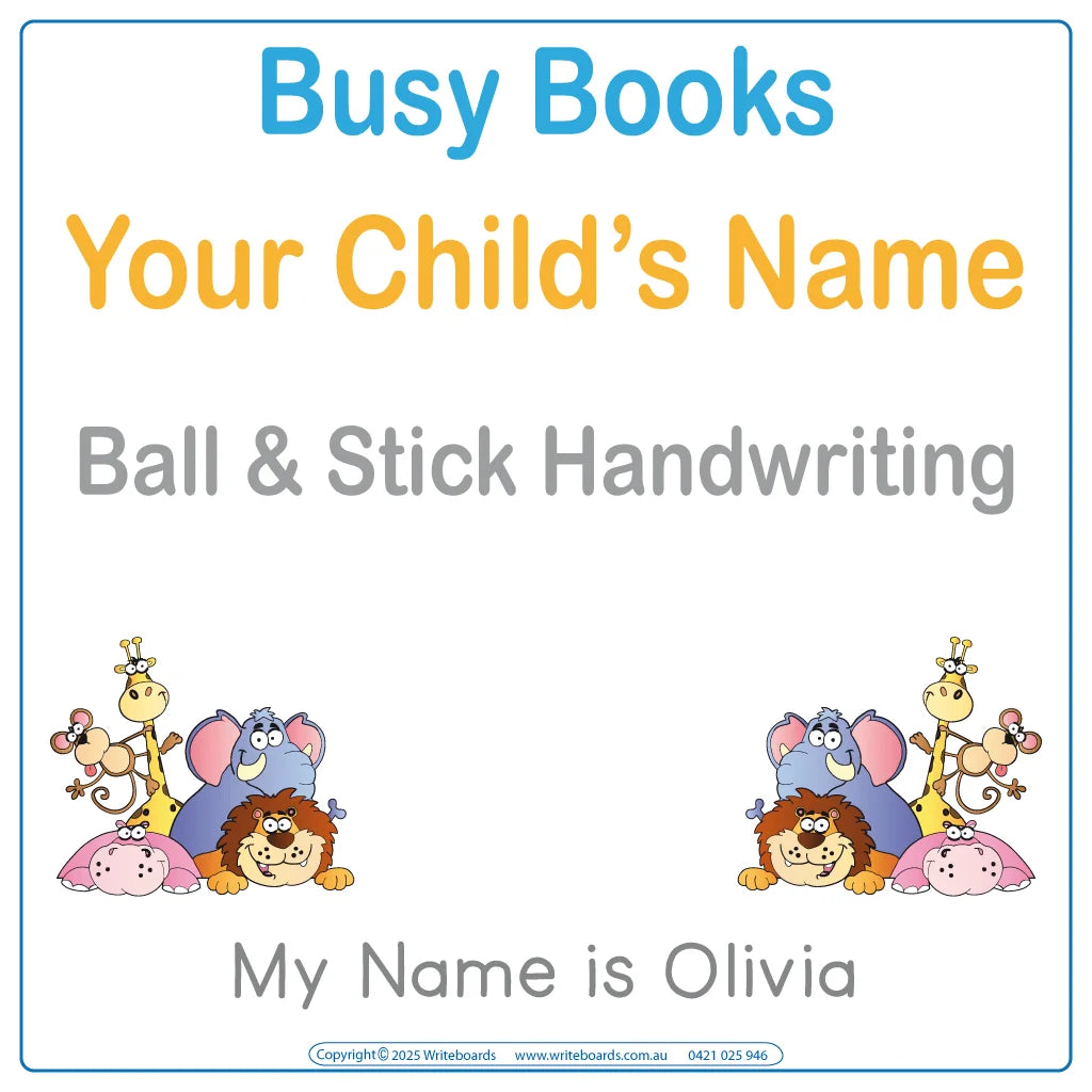 Teach Your Child How to Spell Their Name, Busy Book to teach your child their name