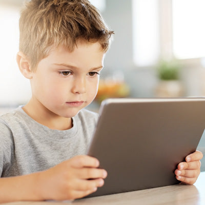 boy on ipad