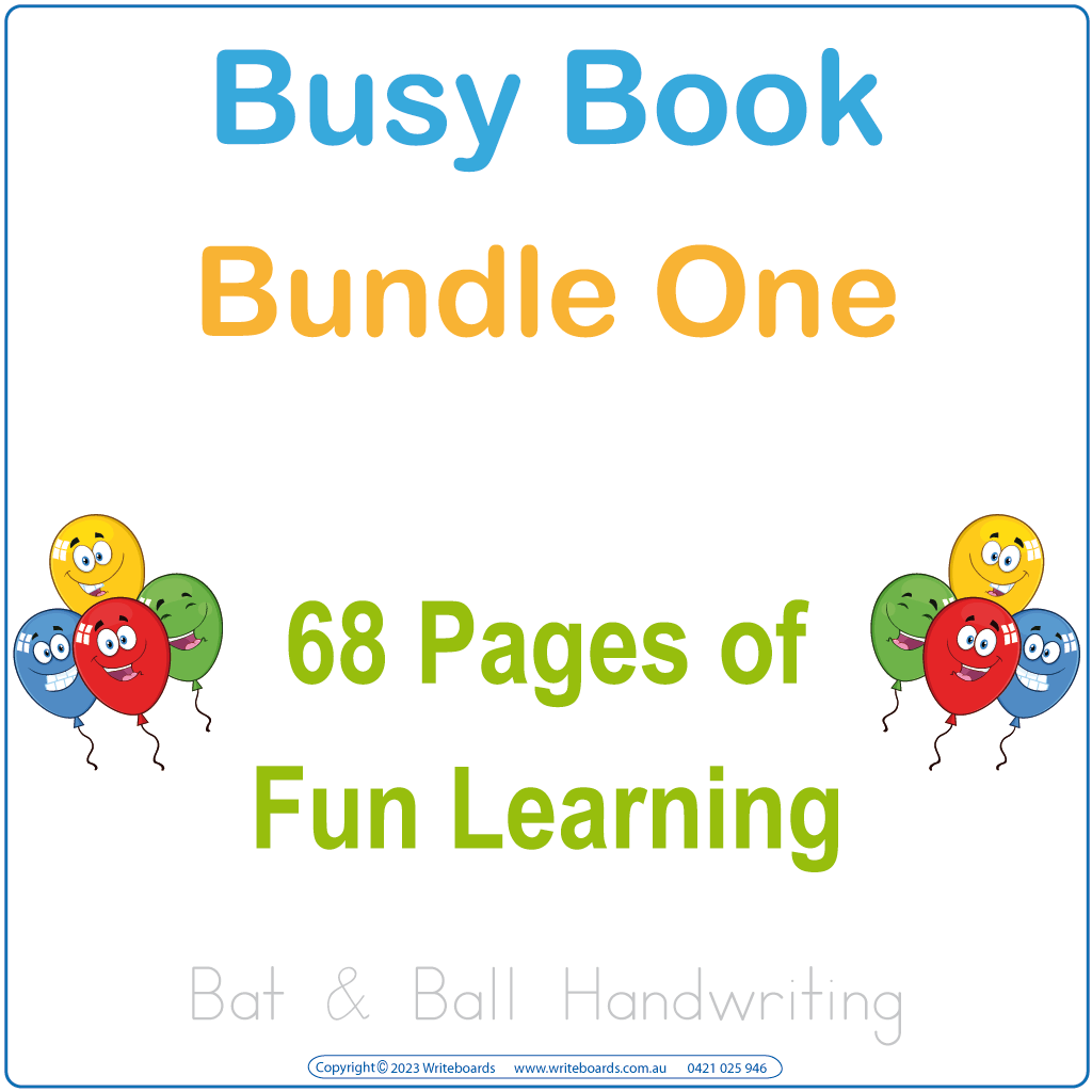 Busy Book Packages for Kids, Quiet Books For Kids, Busy Books For Children