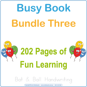 Busy Book Bundle Three - Universal Handwriting