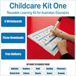 Eco-Friendly Reusable Writeboards and Worksheets for Aussie Child Care Educators, Australian Childcare Reusable Resources
