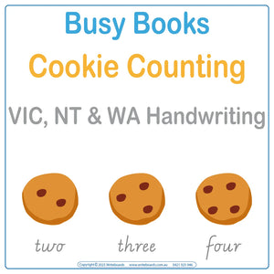 Teach Your Child How to Count using VIC & WA School Handwriting for ages 3+